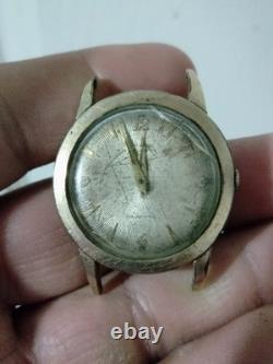 Vintage men 10kt gold filled watches (Croton/Bulova)for parts only