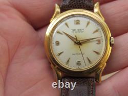 Vintage mens Bumper Automatic wrist watch GRUEN AUTOWIND 462 SS For repair