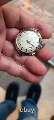 Vintage s/s Hamilton automatic rare fancy case watch is not working condition