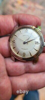 Vintage s/s Hamilton automatic rare fancy case watch is not working condition