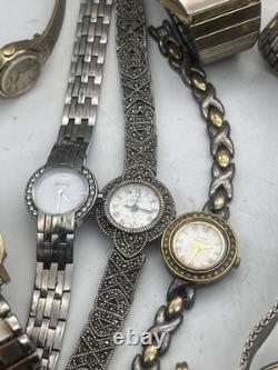 Vintage watch lot Timex, Seiko and more! For parts/ repair