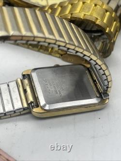 Vintage watch lot Timex, Seiko and more! For parts/ repair