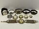 Vintage watch lot for parts or repair mostly Swiss Made Croton Gruen Swistar