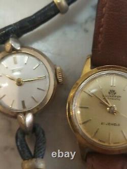 Vintage watch lot of watches for parts/repair. OMEGA, BUCHERER, TISSOT, JERGENSE
