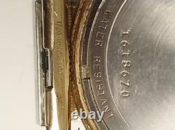 Vtg 1974 Bulova Accutron 2210 Tuning Fork Watch 10K Gold Filled Repair/Parts