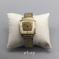 Vtg Hamilton Everest Watch Women 29mm Gold Tone BROKEN FOR PARTS OR REPAIR