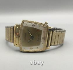 Vtg Hamilton Everest Watch Women 29mm Gold Tone BROKEN FOR PARTS OR REPAIR