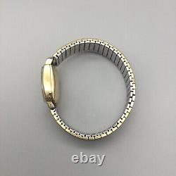 Vtg Hamilton Everest Watch Women 29mm Gold Tone BROKEN FOR PARTS OR REPAIR