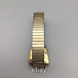 Vtg Hamilton Everest Watch Women 29mm Gold Tone BROKEN FOR PARTS OR REPAIR