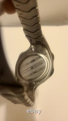 Vtg Nike Triax Linear Armored Watch Men 37mm Backlight. For Parts