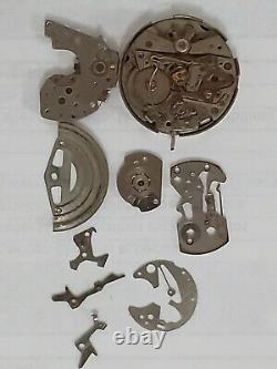 Vtg Parts Watch Seiko Chronographs 6139 6002 Pogue Case, Cover Back And Movement