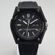 Vtg Pulsar Watch Men Y563-6099 41mm Black Dial Day Date New Battery Broken Case