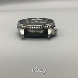 Vtg Seiko SQ Divers Watch Men 41mm Black Dial 7548-7000 BROKEN PARTS OR REPAIR