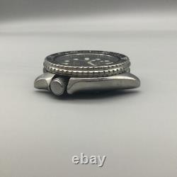 Vtg Seiko SQ Divers Watch Men 41mm Black Dial 7548-7000 BROKEN PARTS OR REPAIR