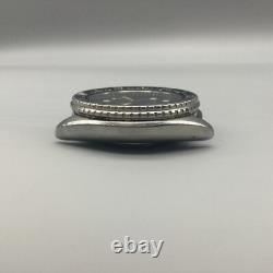 Vtg Seiko SQ Divers Watch Men 41mm Black Dial 7548-7000 BROKEN PARTS OR REPAIR