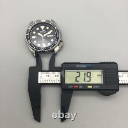 Vtg Seiko SQ Divers Watch Men 41mm Black Dial 7548-7000 BROKEN PARTS OR REPAIR