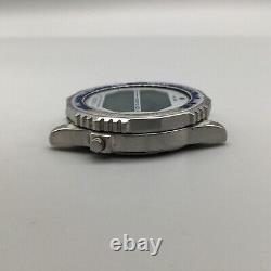 Vtg Seiko Watch Men 38mm Silver Tone A829-6019 BROKEN FOR PARTS OR REPAIR