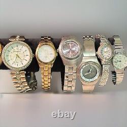 Vtg WATCH LOT 10K Filled, Gucci, Elgin, Pierre Jacquard, Timex, Winton, FOR PARTS