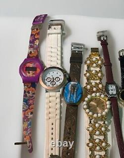 Vtg WATCH LOT 10K Filled, Gucci, Elgin, Pierre Jacquard, Timex, Winton, FOR PARTS