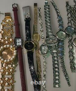 Vtg WATCH LOT 10K Filled, Gucci, Elgin, Pierre Jacquard, Timex, Winton, FOR PARTS