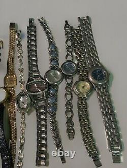 Vtg WATCH LOT 10K Filled, Gucci, Elgin, Pierre Jacquard, Timex, Winton, FOR PARTS