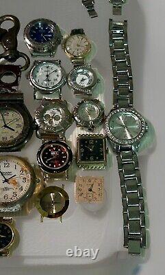 Vtg WATCH LOT 10K Filled, Gucci, Elgin, Pierre Jacquard, Timex, Winton, FOR PARTS