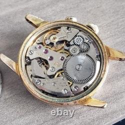 Vulcain Cricket Calendar Mechanical Vintage Alarm Watch, For Parts/Repair (Runs)