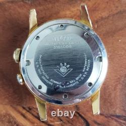 Vulcain Cricket Calendar Mechanical Vintage Alarm Watch, For Parts/Repair (Runs)