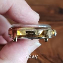 Vulcain Cricket Calendar Mechanical Vintage Alarm Watch, For Parts/Repair (Runs)