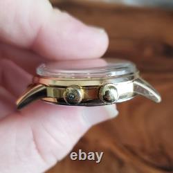 Vulcain Cricket Calendar Mechanical Vintage Alarm Watch, For Parts/Repair (Runs)