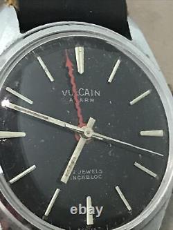 Vulcain Cricket Mechanical Alarm Wristwatch 60's Parts Repair Vintage (8)