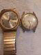 WALTHAM & BAYLOR vintage watch lot for parts or repair-BOTH AUTOMATICS-1 IS 14K