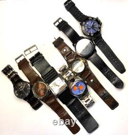 WATCHES KENNETH COLE UNLISTED preowned 7 ct lot men's -repair or parts