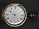 Waltham Broadway Model 1877 Keywind Sterling Silver Pocket Watch As-Is For Parts