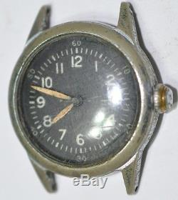 Waltham Military Wrist Watch 16 Jewels 6/0 42 Runs For Parts/repairs #w844