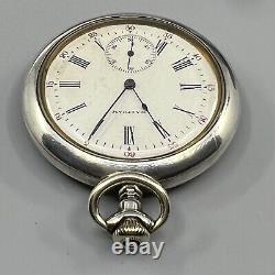 Waltham Sterling Silver Pocket Watch 15 Jewels For Parts or Repair 1907