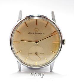 Watch GIRARD PERREGAUX Hand Winding 17 Jewels 1950c Men Not Working Needs Review