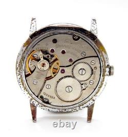 Watch GIRARD PERREGAUX Hand Winding 17 Jewels 1950c Men Not Working Needs Review