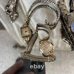 Watch Lot 39 Watches for Parts /Repair / Steam Punk / Crafts Fósil