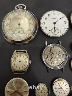 Watch Lot Movements Dials Parts Repair Bulova Elgin Waltham Accutron