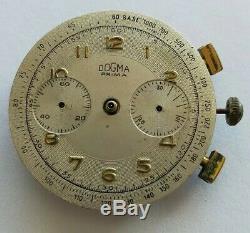 Watch Movement Chronograph LANDERON 48 With Dial DOGMA Incomplete Working Order