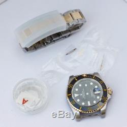 Watch repair parts for gold submariner watch case kit FIT 2836 movement