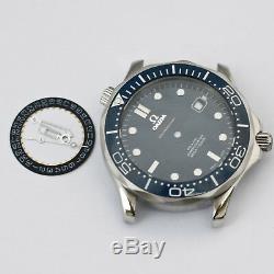 Watch repair parts seamaster style watch case kit fit eta 2824 movement 40mm