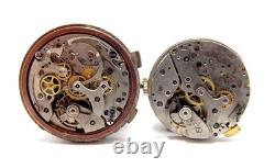 Watches Chronograph Movements Hand Winding 17 Jewels Circa 1940 Men Not Working