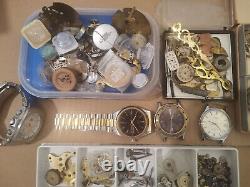 Watches & Watch Parts Lot (for repair/restore)