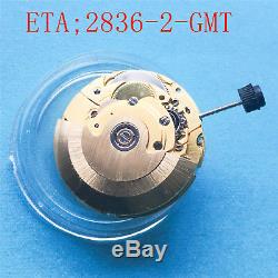 Watches for Parts, ETA 2836-2 Automatic GMT New Mechanical Movement-GMT002