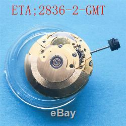 Watches for Parts, ETA 2836-2 Automatic GMT New Mechanical Movement-GMT006