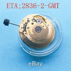 Watches for Parts, ETA 2836-2 Automatic GMT New Mechanical Movement-GMT009