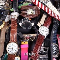 Watches lot vintage mod designer REPAIR PARTS OR WEAR 101 pcs estate