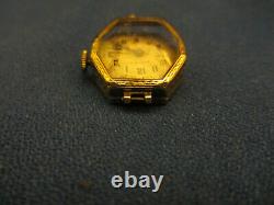 Watchmaker Estate Genuine Vintage Solid Gold Early Women's Rolex 4 Parts Repair
